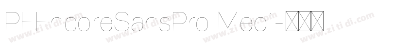 PFEncoreSansPro Medi字体转换